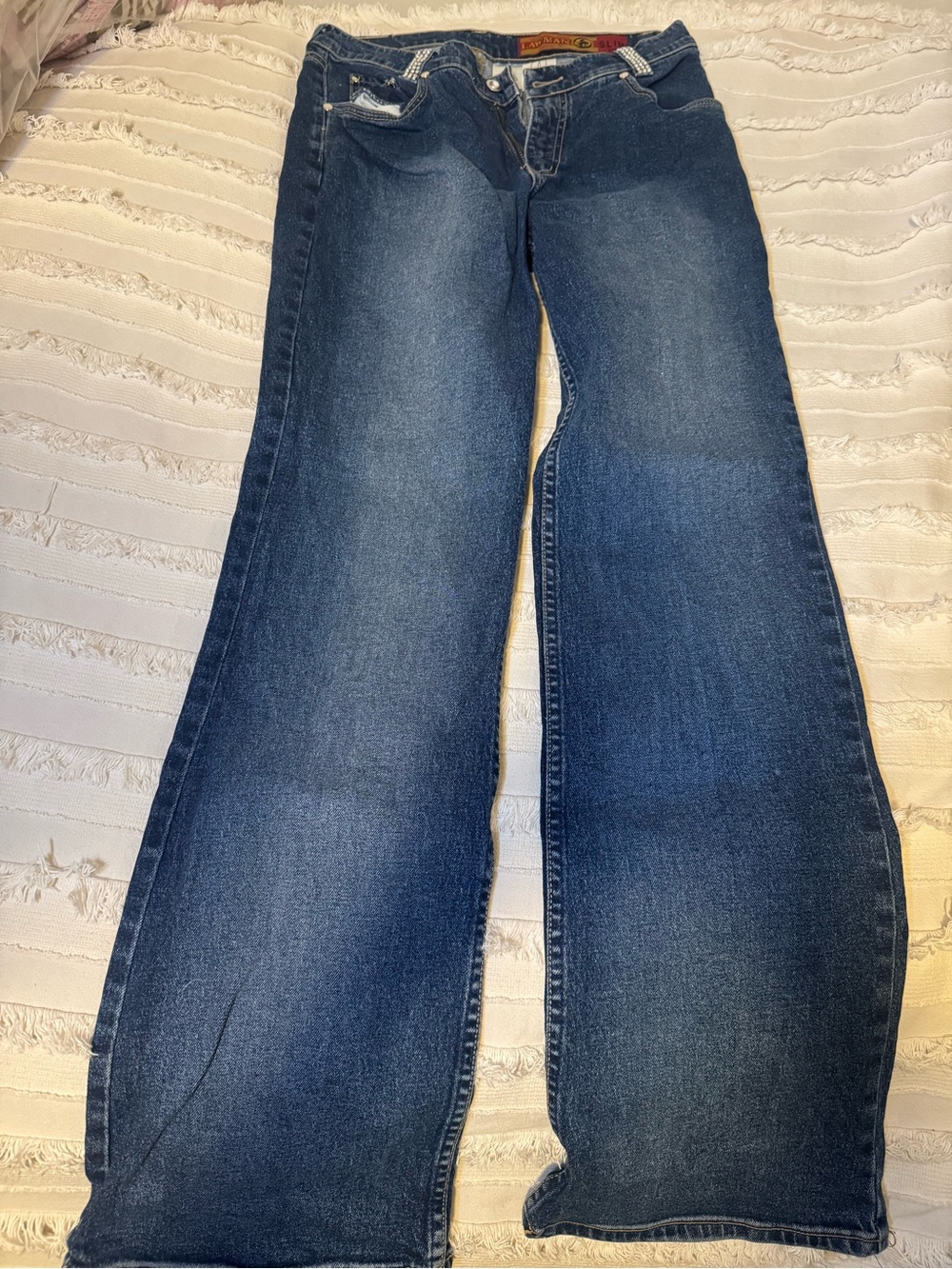 Women’s Blue Bootcut Jeans - Classic High-Rise Fit